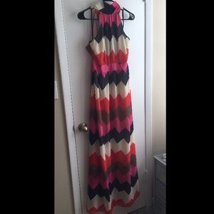 Ark & Co - multicolored chevron maxi